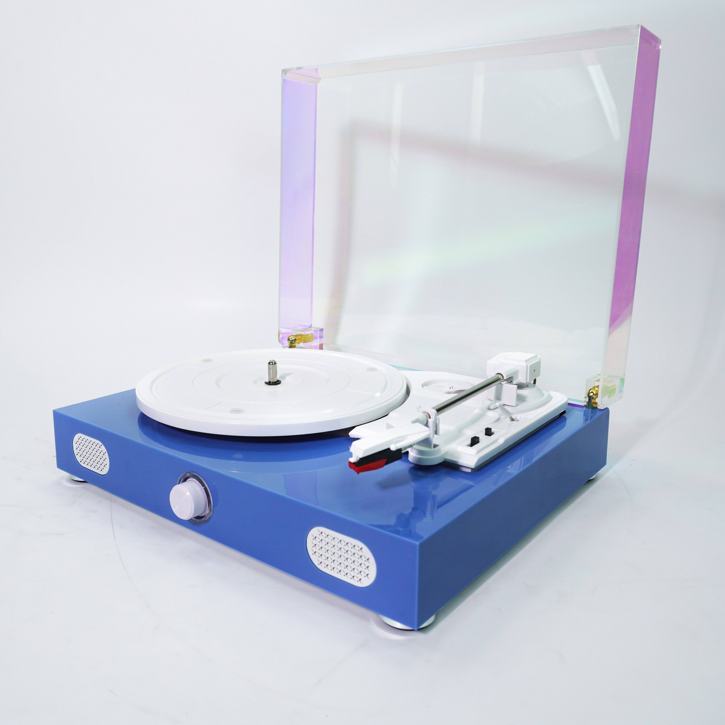 Dcolorful 211 | Designer Piano Lacquer Vinyl Record Player with Built-in Bluetooth Hi-Fi Speakers