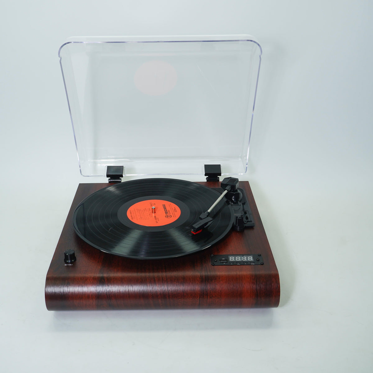 TR105 3-Speed Bluetooth Record Player with USB Recording and FM Radio