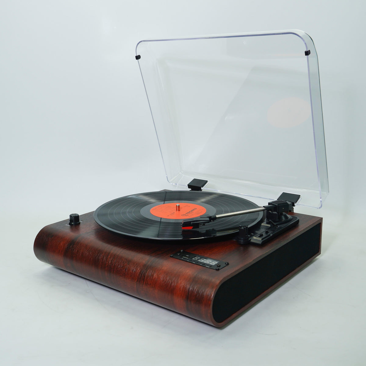 TR105 3-Speed Bluetooth Record Player with USB Recording and FM Radio