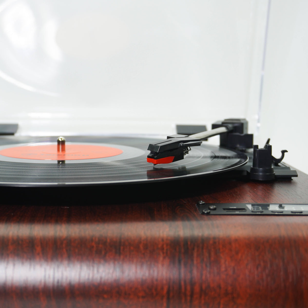 TR105 3-Speed Bluetooth Record Player with USB Recording and FM Radio
