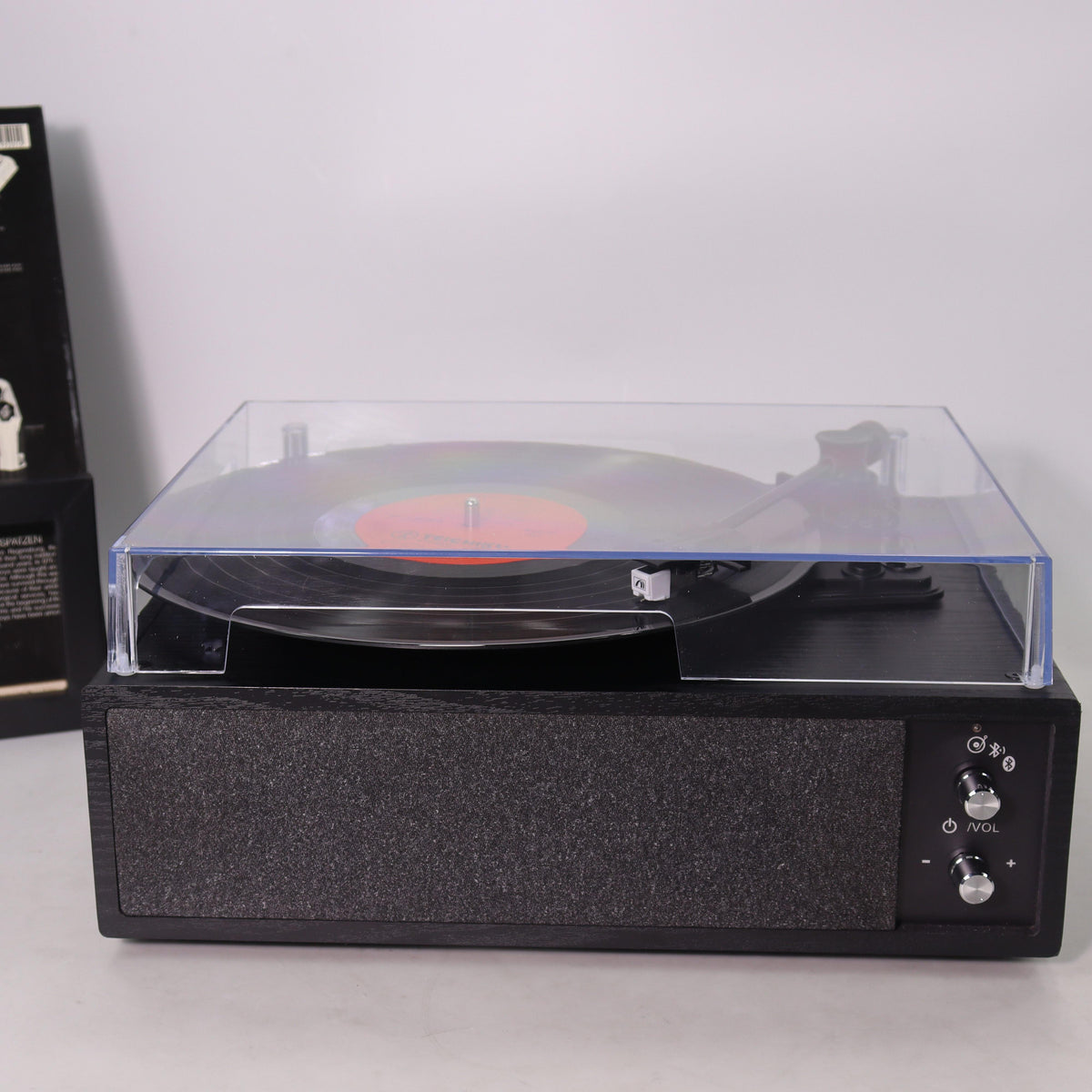M101 Bluetooth Record Player with Built-in Stereo Speakers and EQ Control