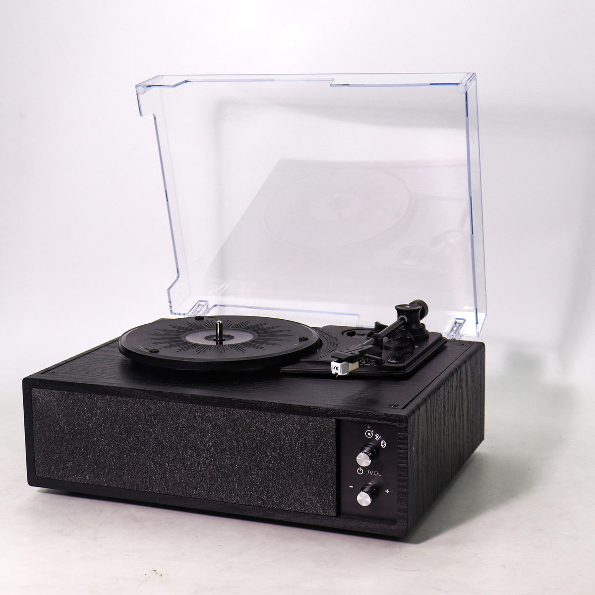M101 Bluetooth Record Player with Built-in Stereo Speakers and EQ Control