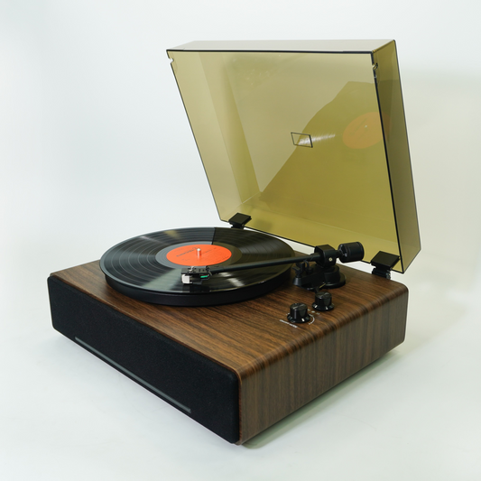 TR-L30 High-End Vintage Gramophone | Professional 3-Speed Turntable with Independent Sound Cavity