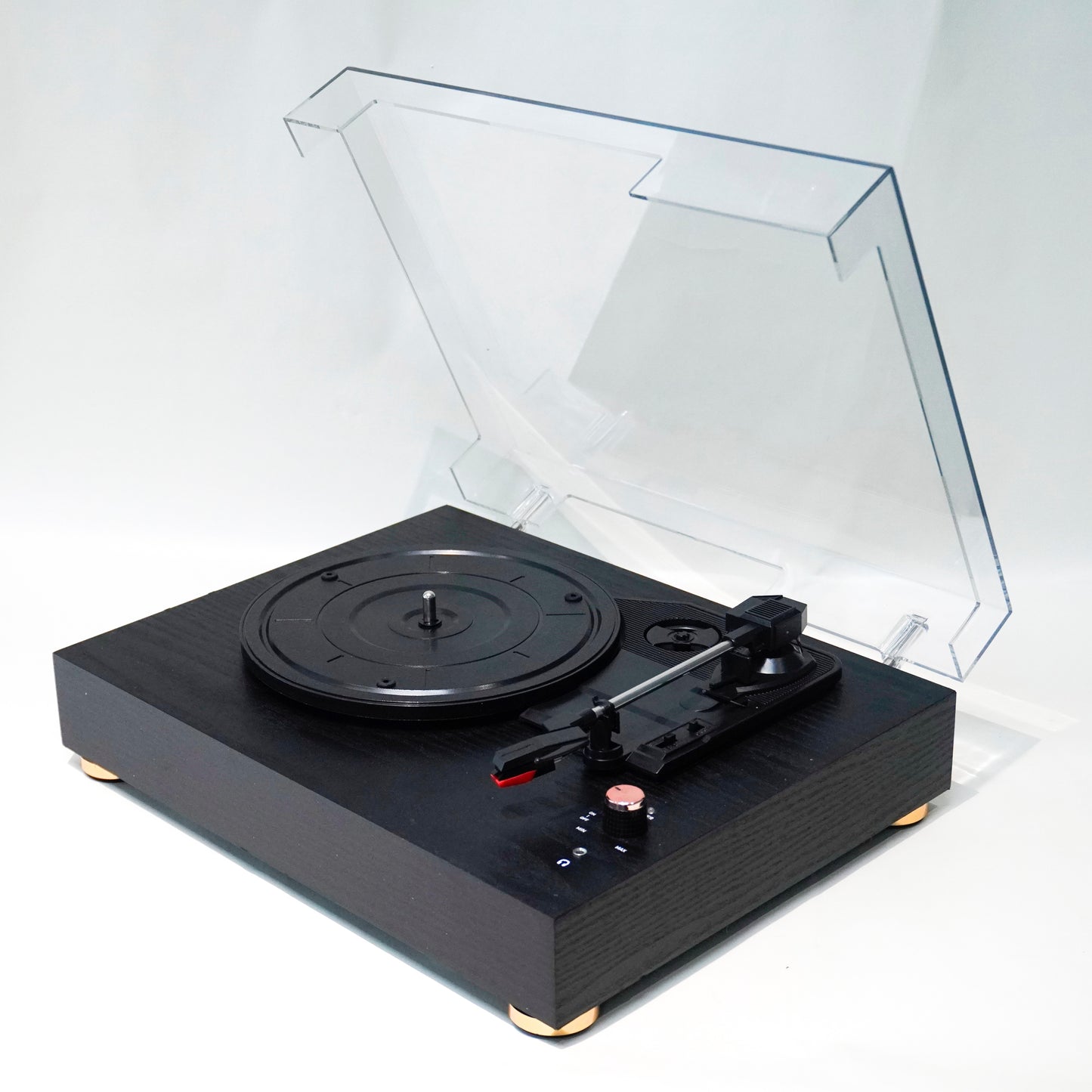 TR104 Classic Wooden All-in-One Vinyl Turntable