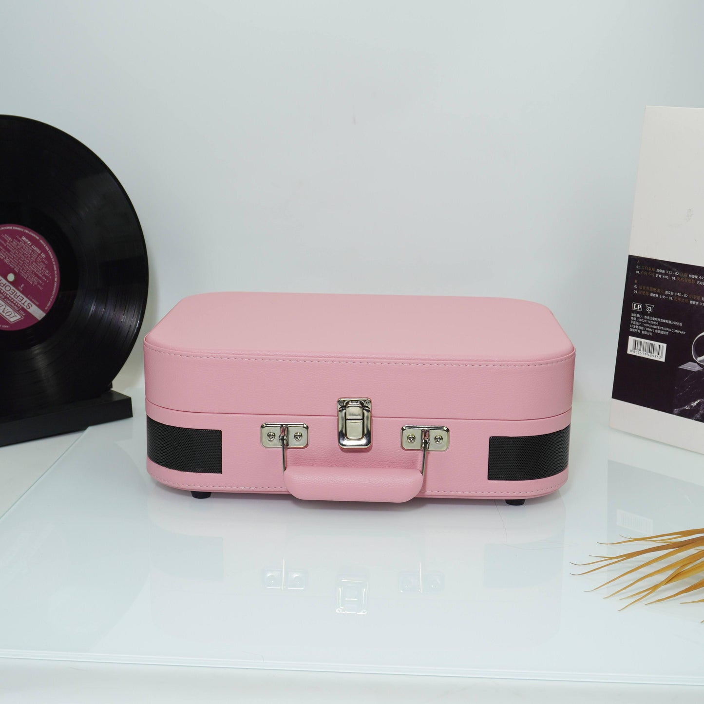 TR107 Bluetooth Suitcase Record Player with Built-in Speakers | OEM Turntable Manufacturer