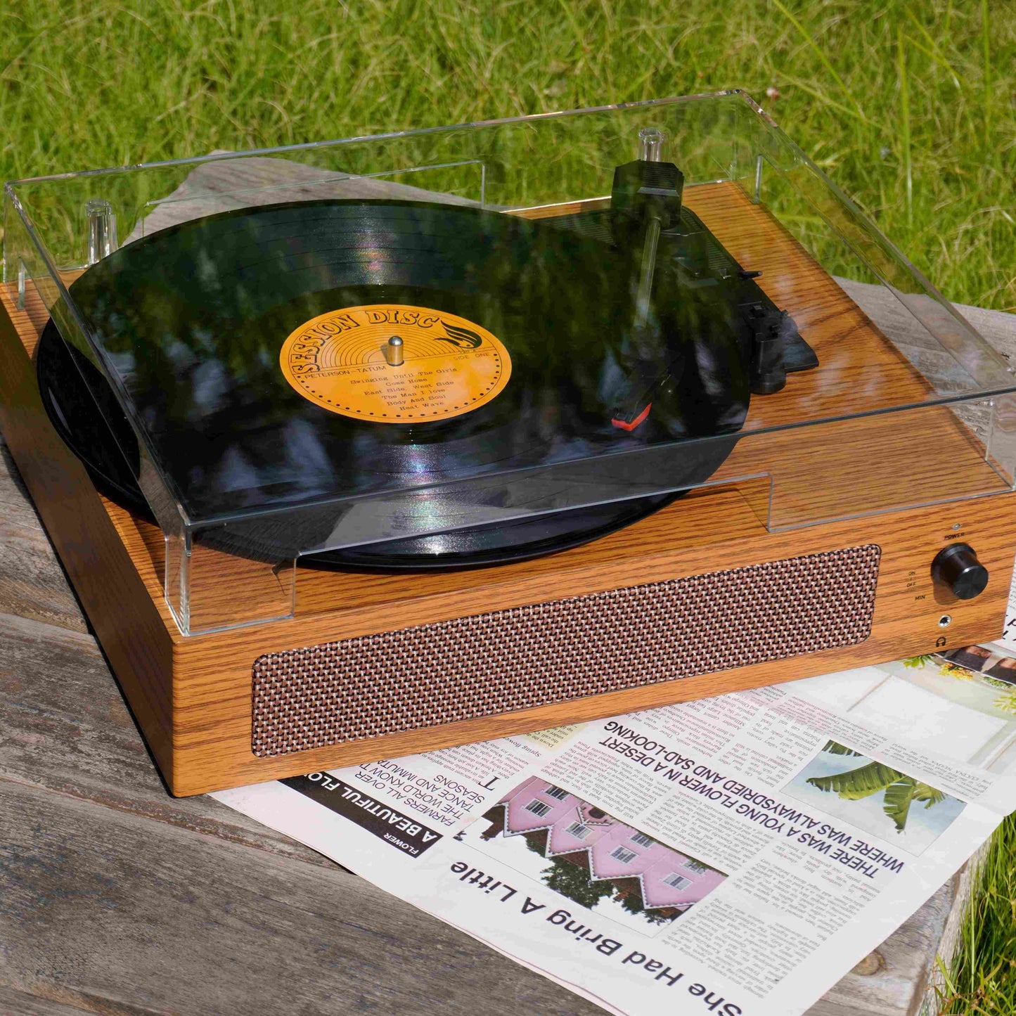 TR108-A | Professional Hi-Fi Vinyl Record Player with Autostop & Type-C Power Supply