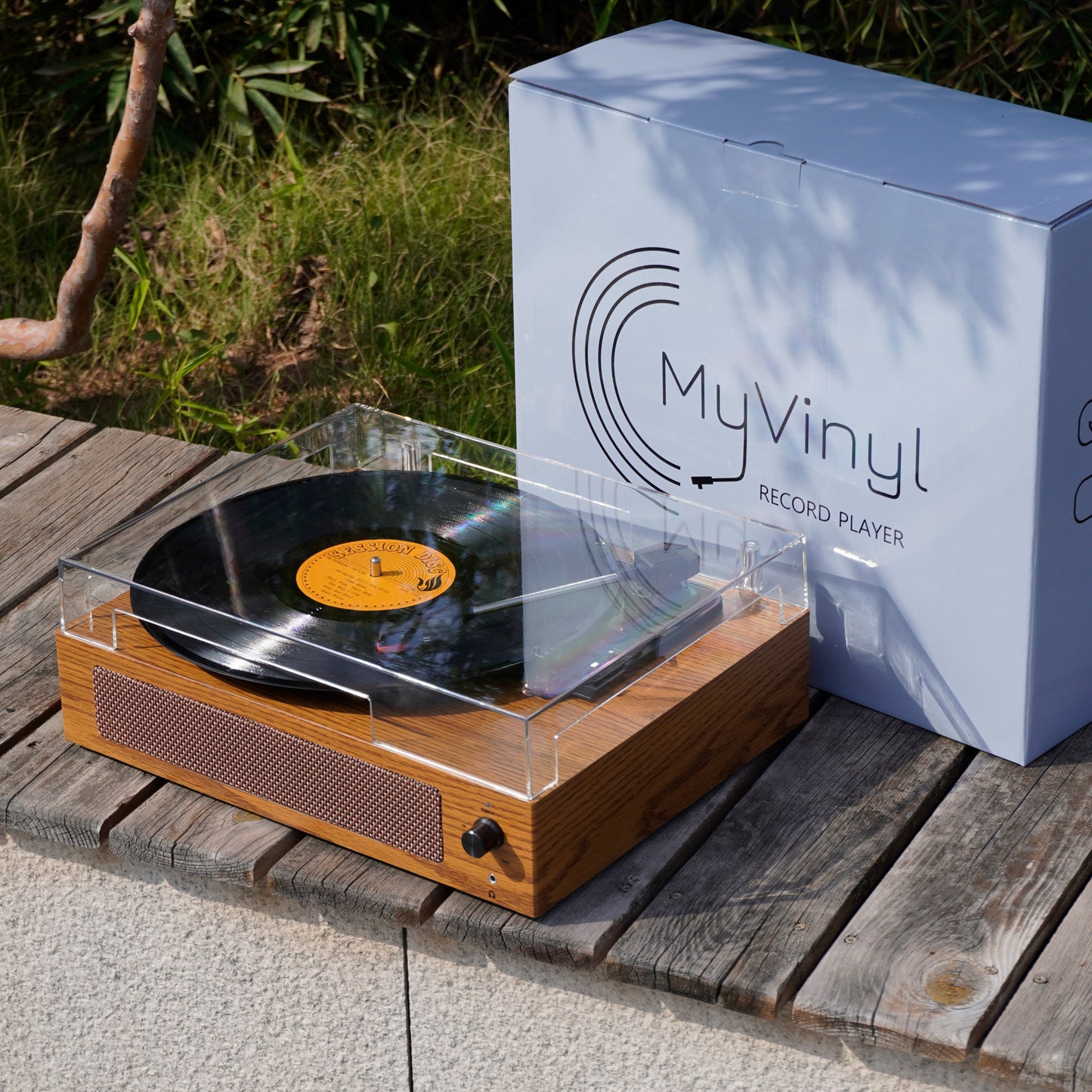 TR108-A | Professional Hi-Fi Vinyl Record Player with Autostop & Type-C Power Supply