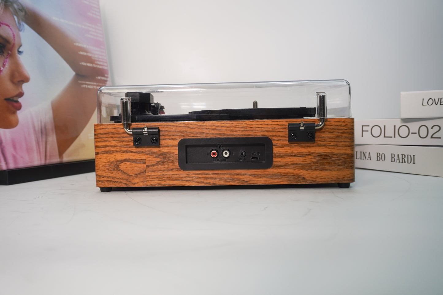 TR108 Ruby Stylus Bluetooth Vinyl Record Player