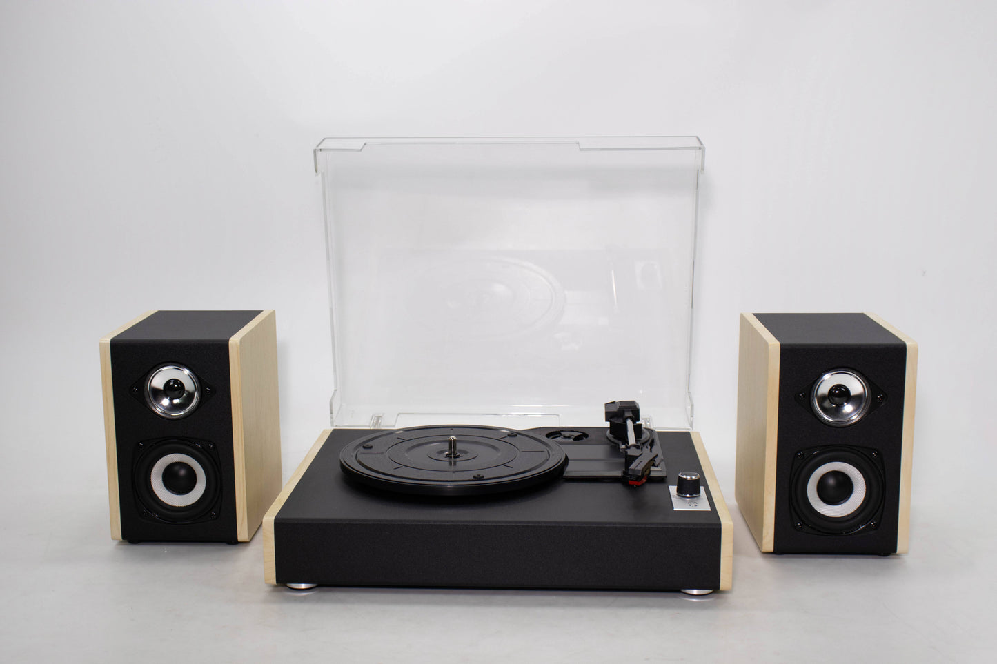 TR117 Bluetooth Turntable with External Stereo Speakers